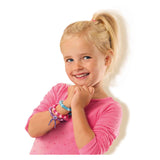Her creative bead bracelets