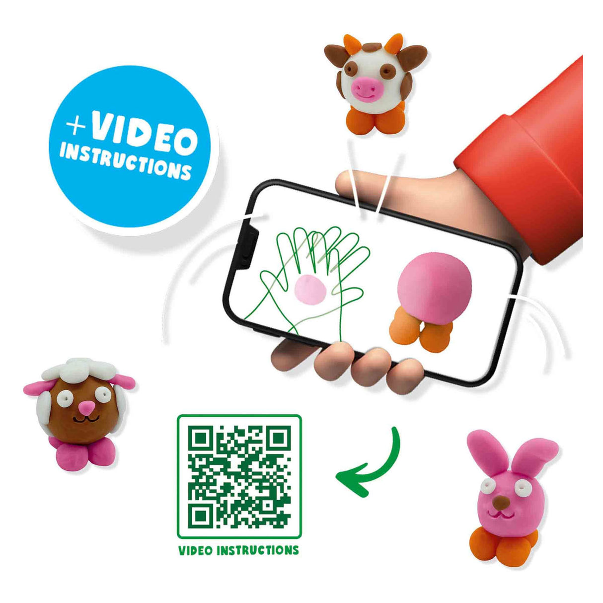 SES FUNDOO CLAY FARM ANIMALS