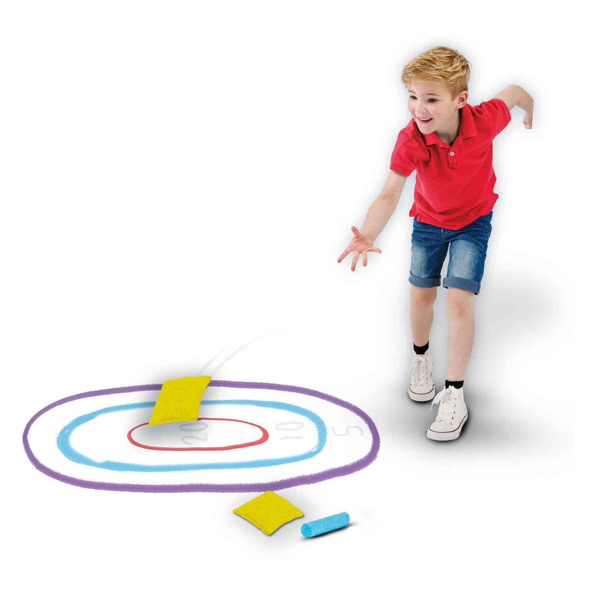 SES Sidewalk Chalk Juegos 5in1