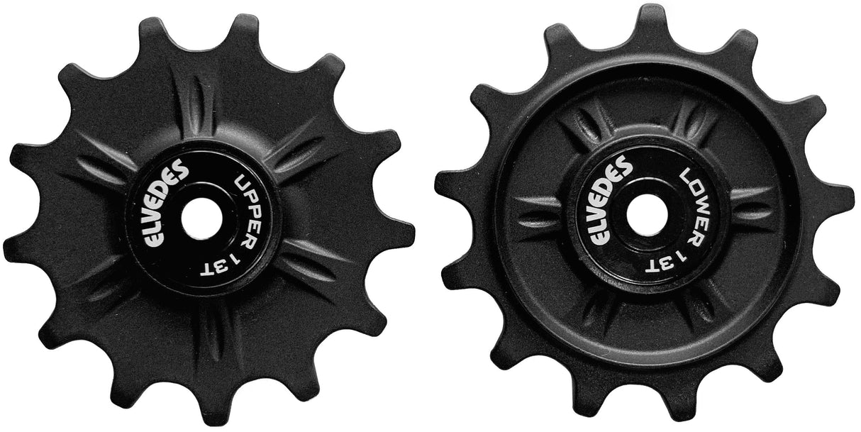 Eldedes Set Derailleur Wheels 2x13T 12V zatesnjeno črno