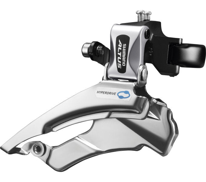 Shimano voorkerilleur 3 x 7 8 vitesses Altus FD-M313 Down Swing Double Pull with High Blamp 42-48T (66-69 °)