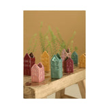 Ideas 4 seasons flower vase house amsterdam 3x3x6cm 4 assorted