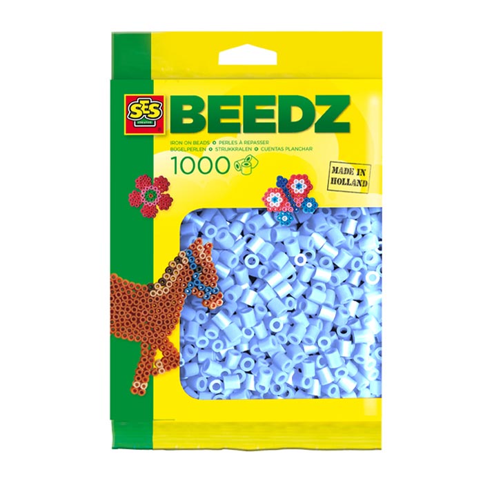 SES iron beads - light blue, 1000st.