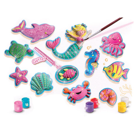 Ses creative casting and painting - ocean figures