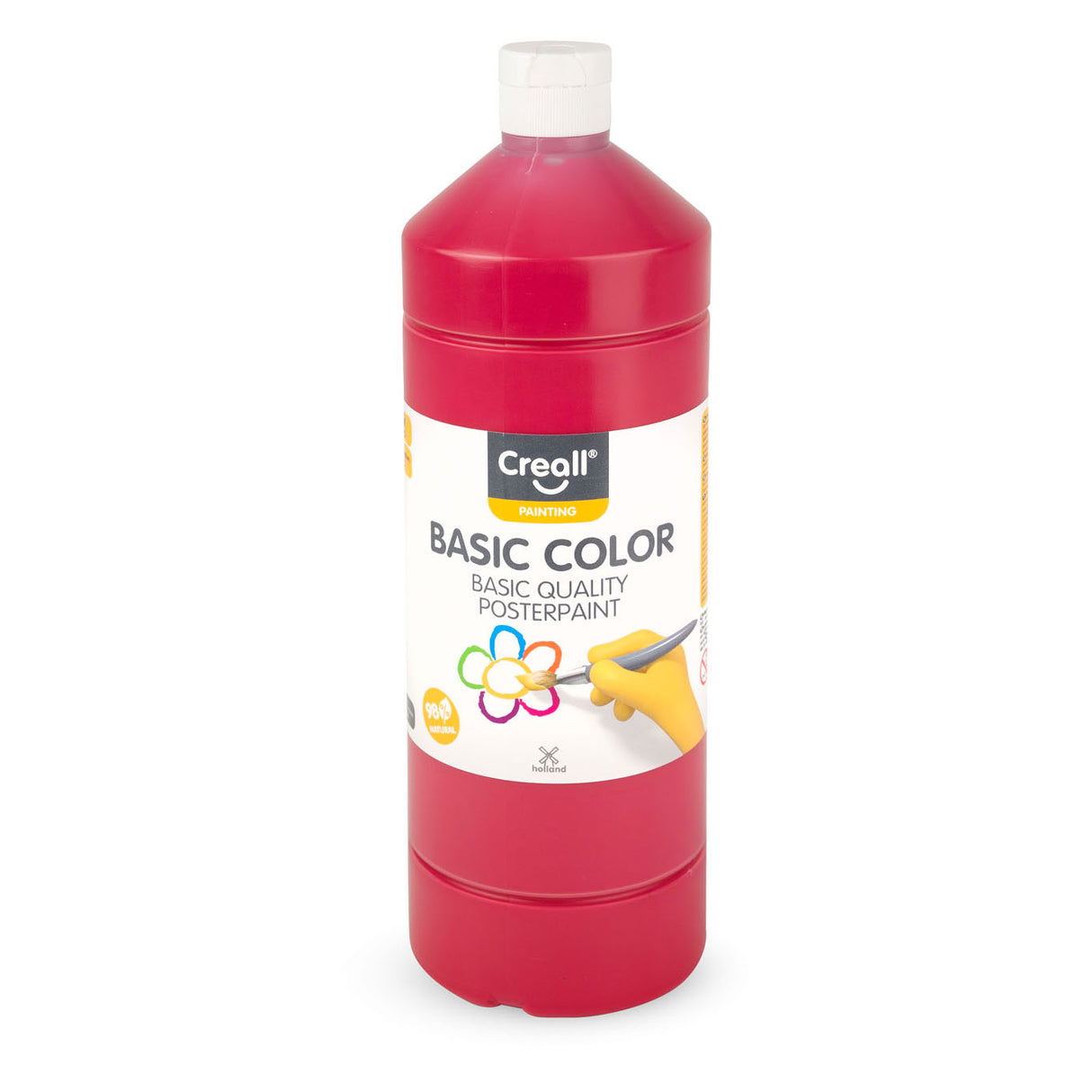 Creall School Paint Dark Rood, 1 litre