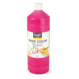 Creall gouachefärg cyclamen 1 liter - skolfärg för barn och vuxna.