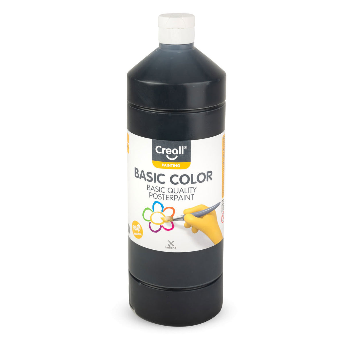 Creall School Paint Black, 1 litr