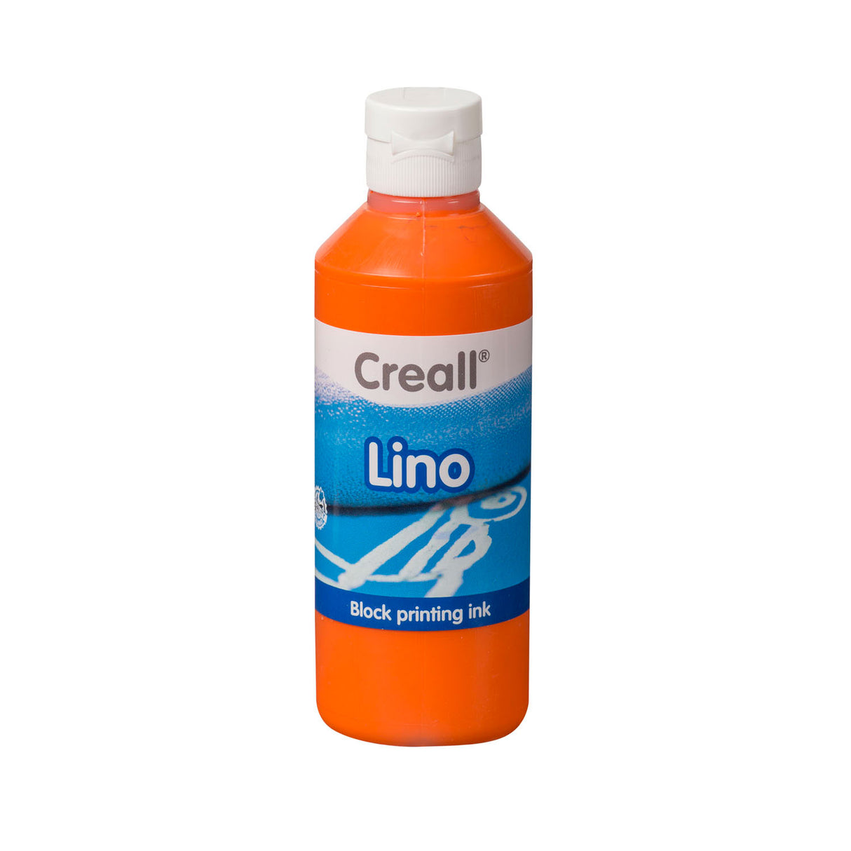 CreAl Lino Blockprint Paint Orange, 250 ml