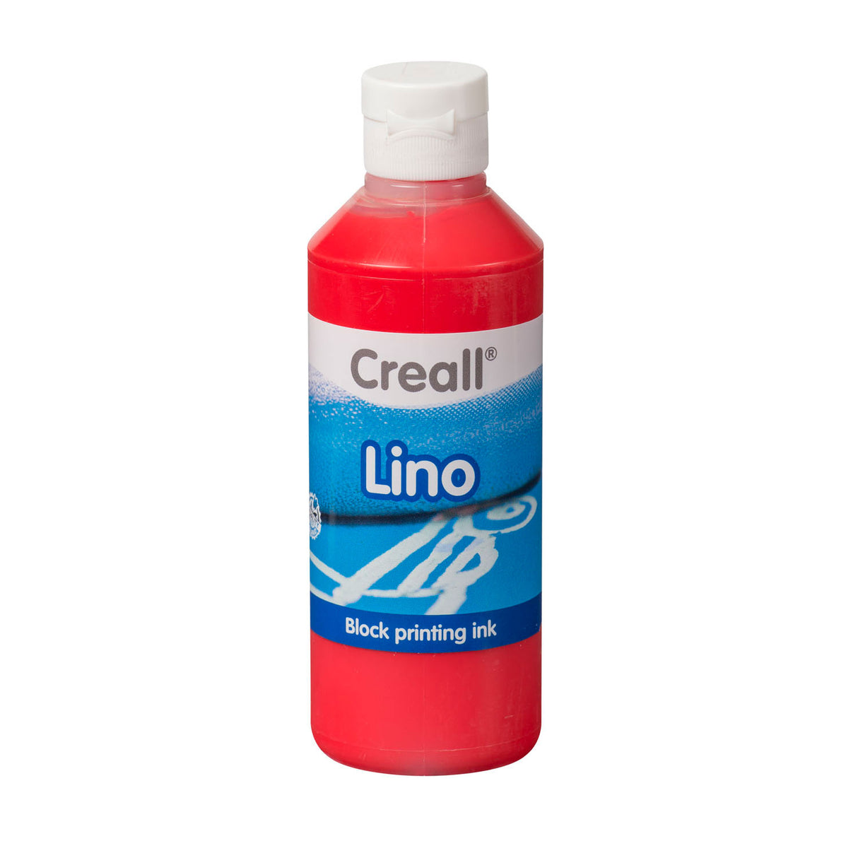 Creall lino block print paint light red, 250ml