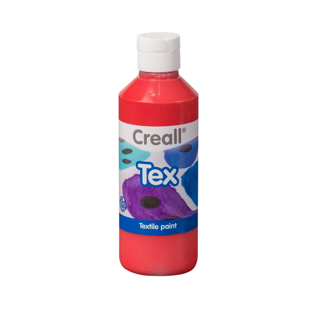 Crealltextil hink röd, 250 ml