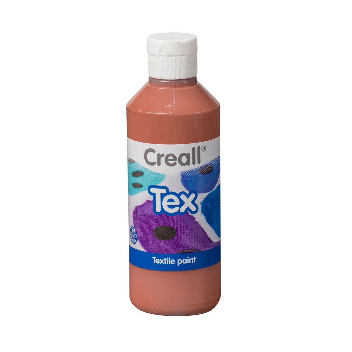 Barva za tekstil Creall rjava, 250 ml