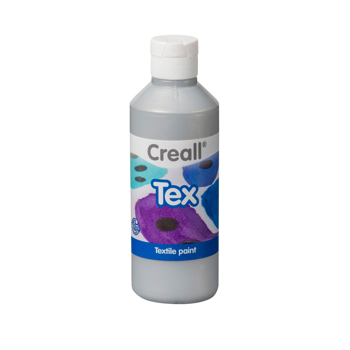 CreAll textilfärg silver, 250 ml