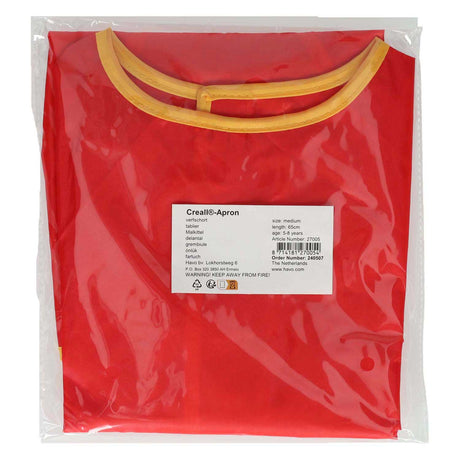 Creall craft apron red, size m