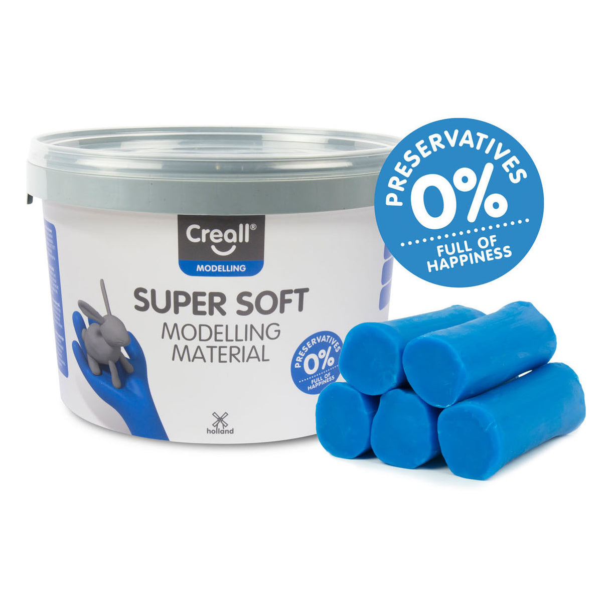 Creall Supersoft Clay Blue, 1750gr.