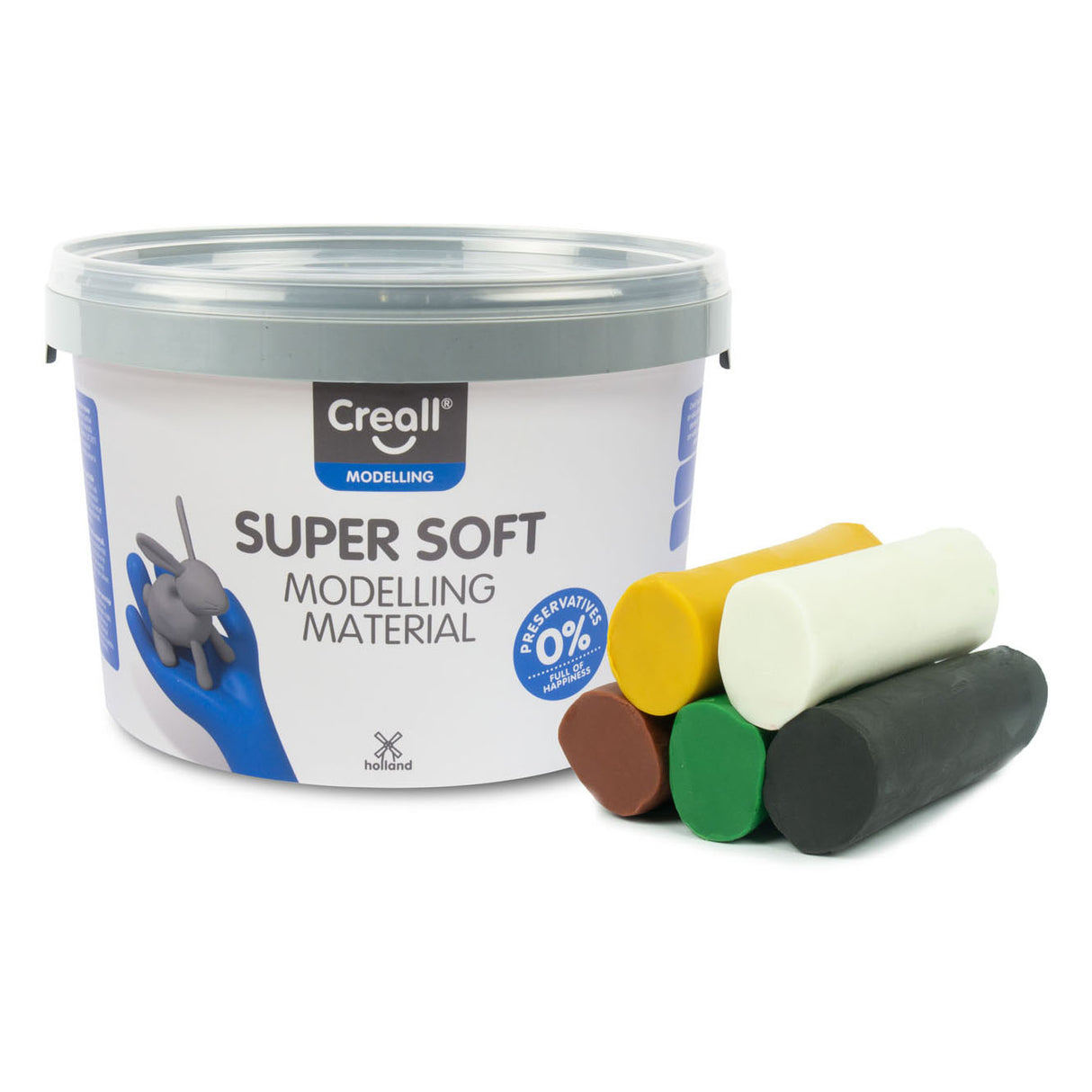 Creall Supersoft Clay Colors, 1750gr.