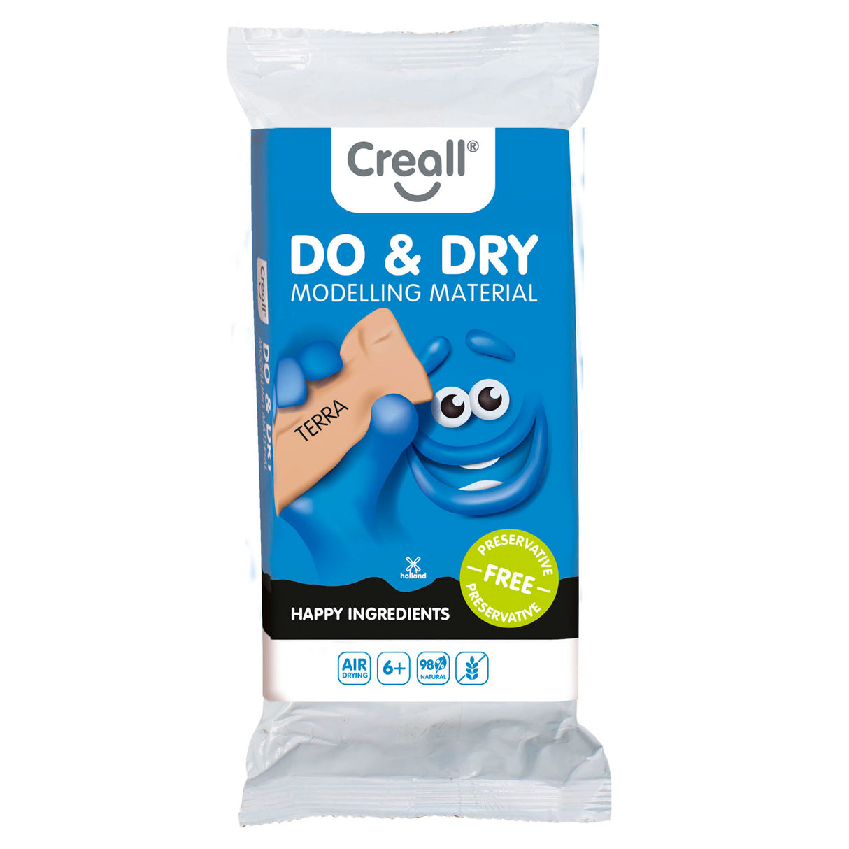 Creall do Dry Message Klei Conservation - Terra sans terre, 1000gr.