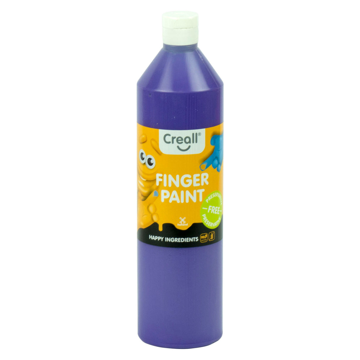 Conservación de pintura con dedo creal -Purple libre, 750 ml