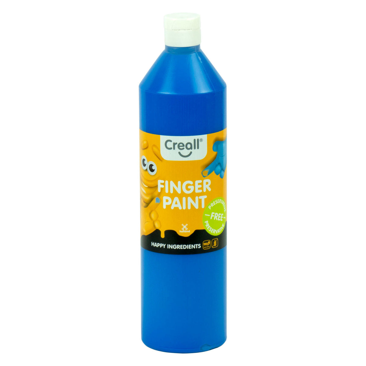 Creall Fingerfarbe Naturschutz -freies Blau, 750 ml