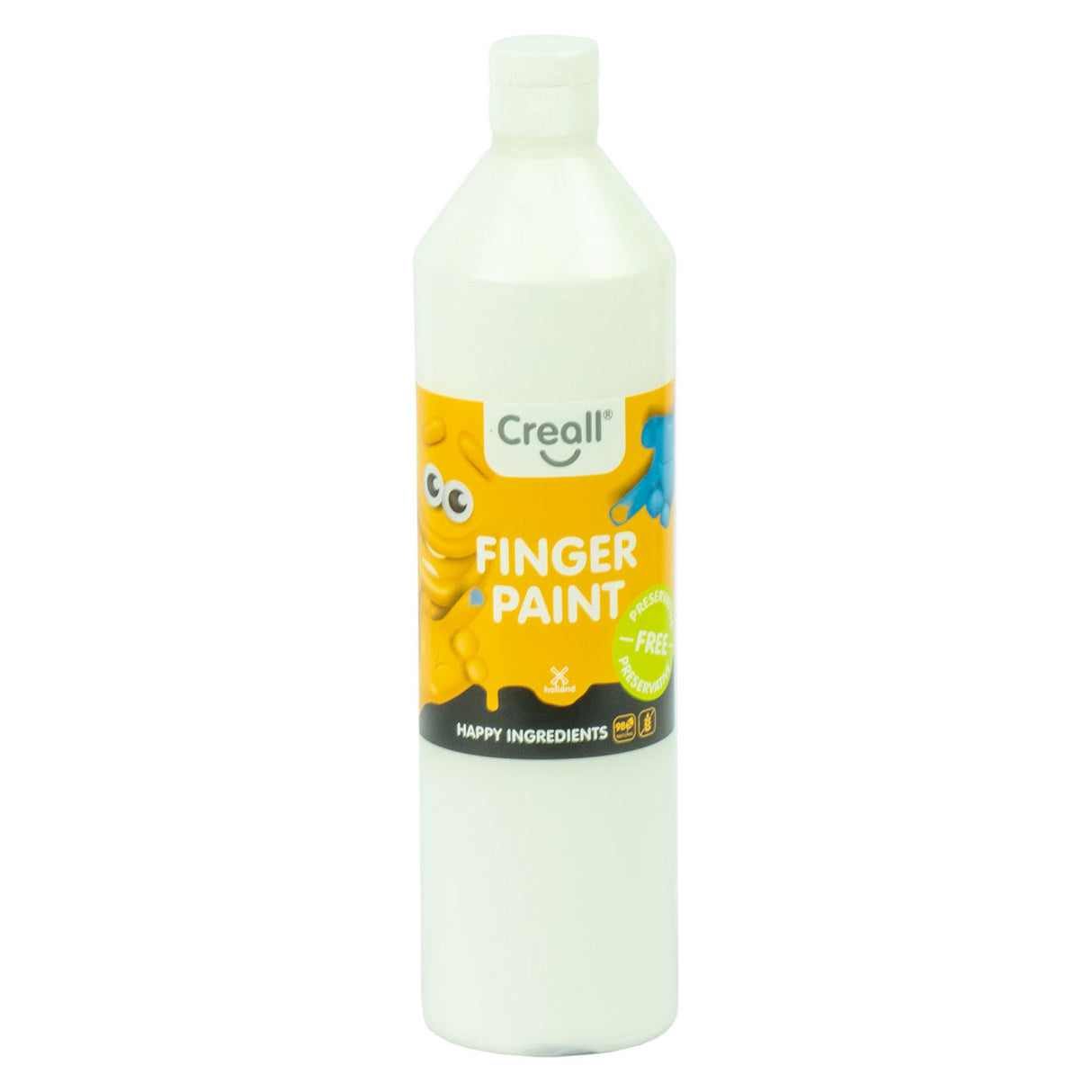 CREALL Finger paint Conservation -free white, 750ml