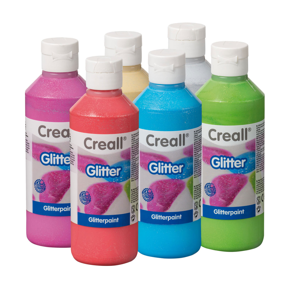 Creals Glitter Paint, 6x250 ml