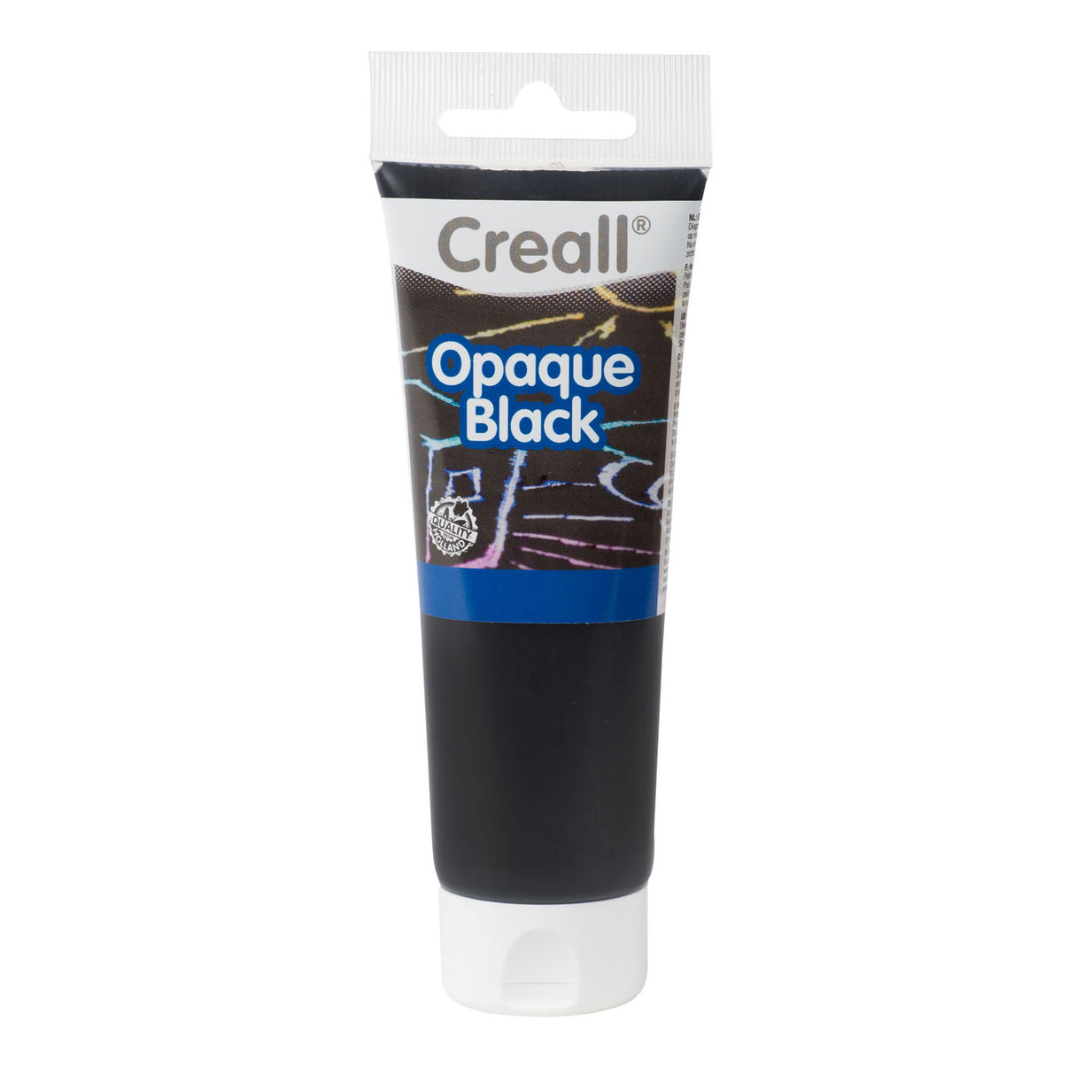 Creall opaque paint black, 120ml