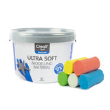 Creall ultra mëll Lehmfaarf - 5 Faarwen Lehm - 1100 gr.