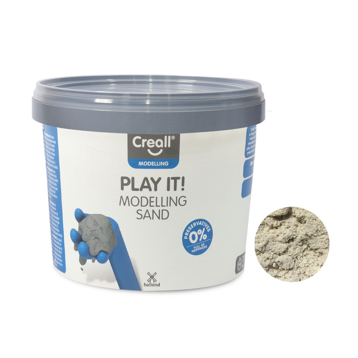 Creally Play It Speelzand Naturel, 750gr.