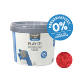 Creally Play It Speelzand Rood, 750gr.