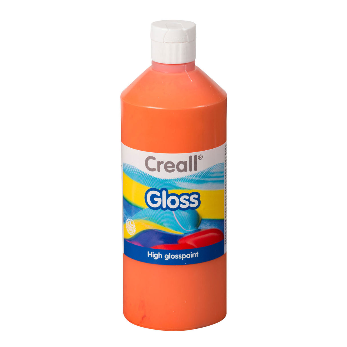 Creall Gloss Gloss Paint Orange, 500ml