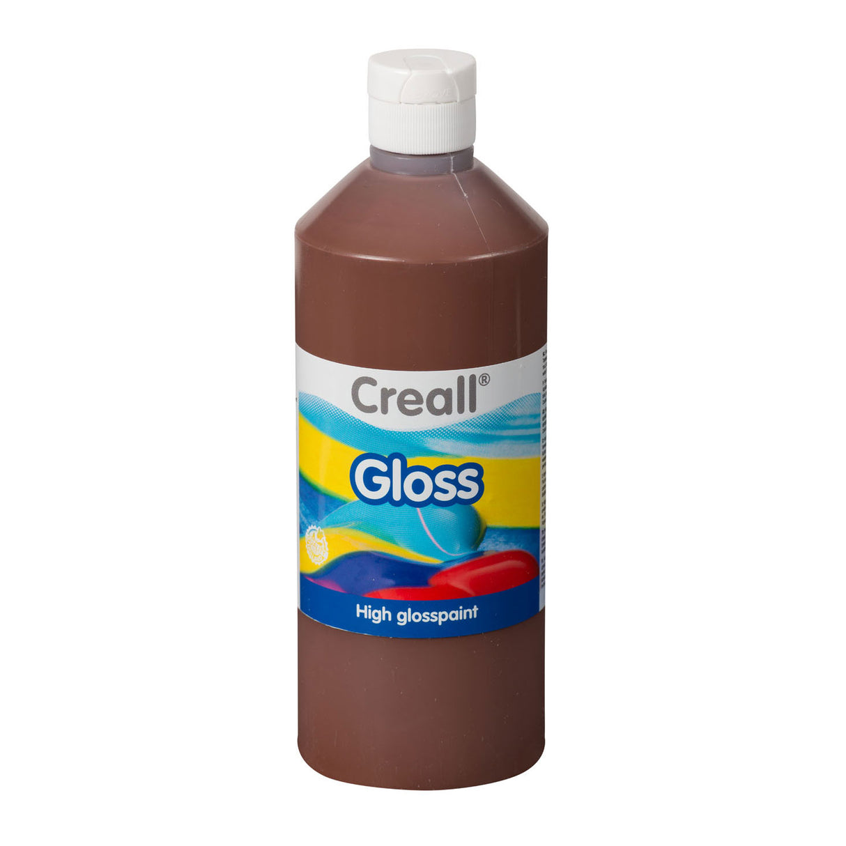 Creall Gloss Gloss Paint Brown, 500 ml