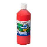 Creall Transparent Paint Red, 500 ml