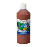 Creall Transparent Paint Brown, 500 ml