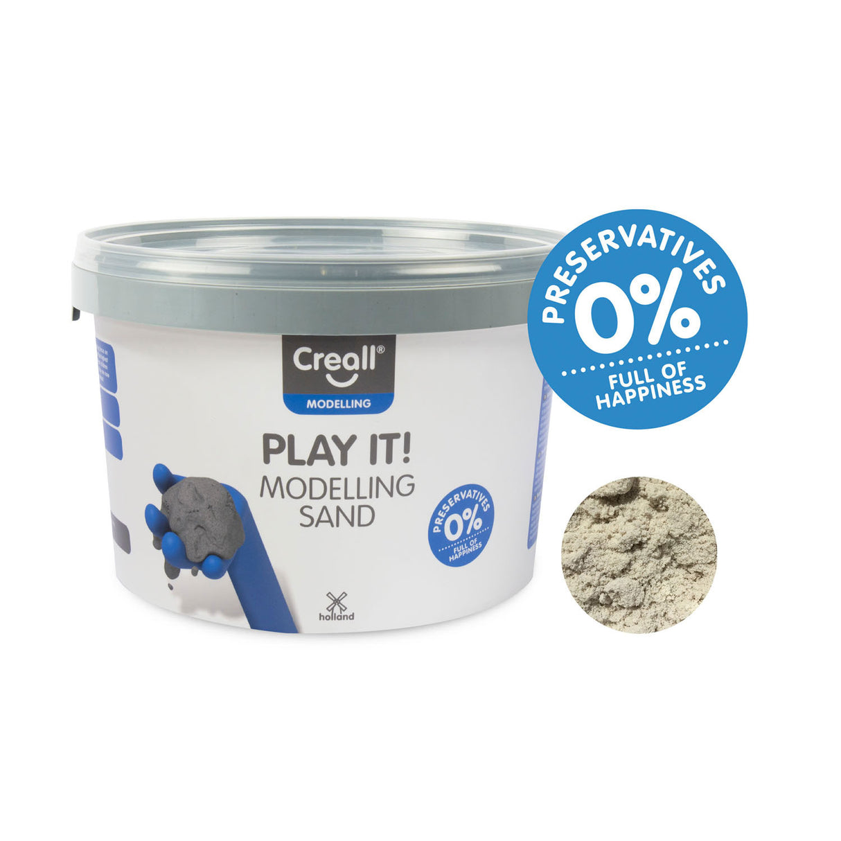 Creally Play It Speelzand Naturel, 2500gr.