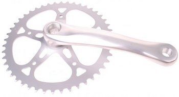 Schettering Wheel Crankset Alu 46 Tands 170 mm 1 8 3 32 Silver