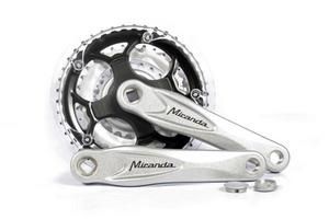 Miranda Cranket Alu Silver 22 32 42T platt +0 mm