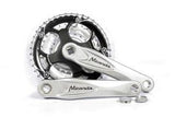 Miranda Crankset alu zilver 22 32 42t vlak +0 mm