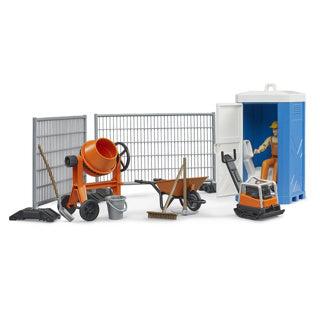Bruder bworld - construction set - concrete mixer and dixie