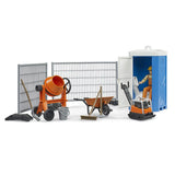 Bruder bworld - construction set - concrete mixer and dixie