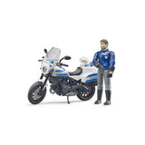 Bruder scrambler ducati police motorcycle van