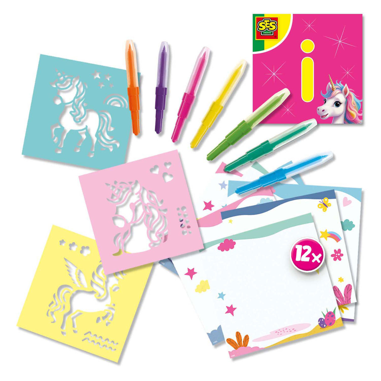 Ses blow airbrush brush - unicorn