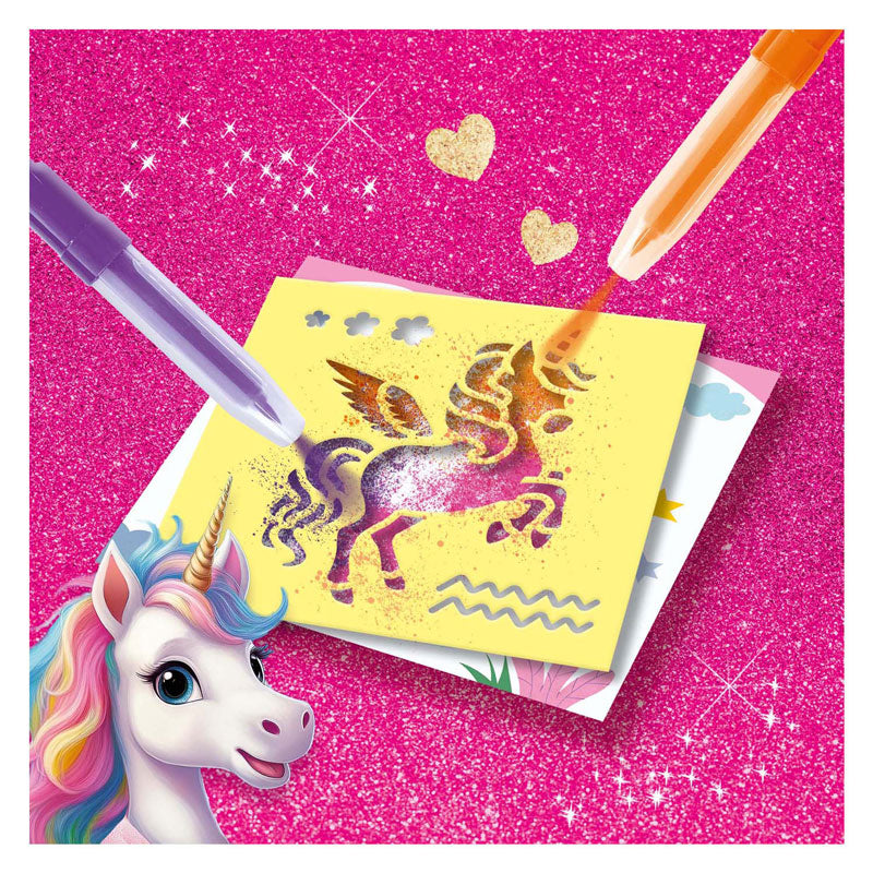 Ses blow airbrush brush - unicorn
