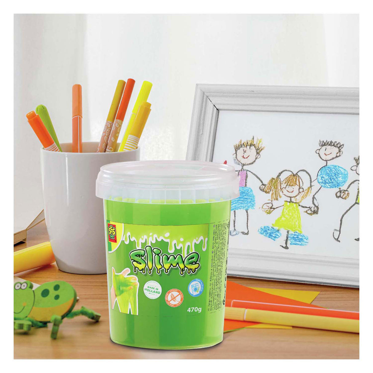Ses slime - neon green 470g