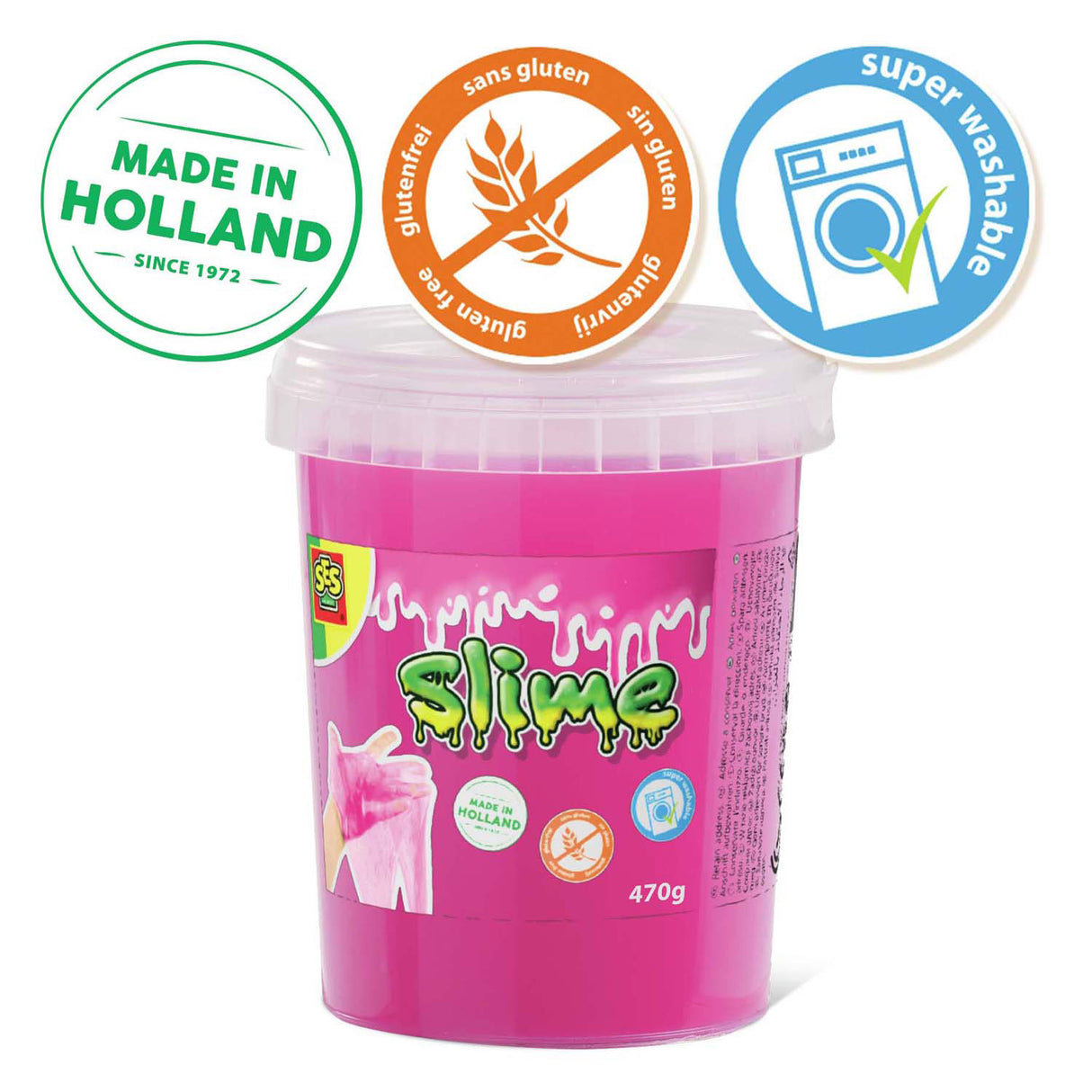 Ses sliz - neonově růžová 470g