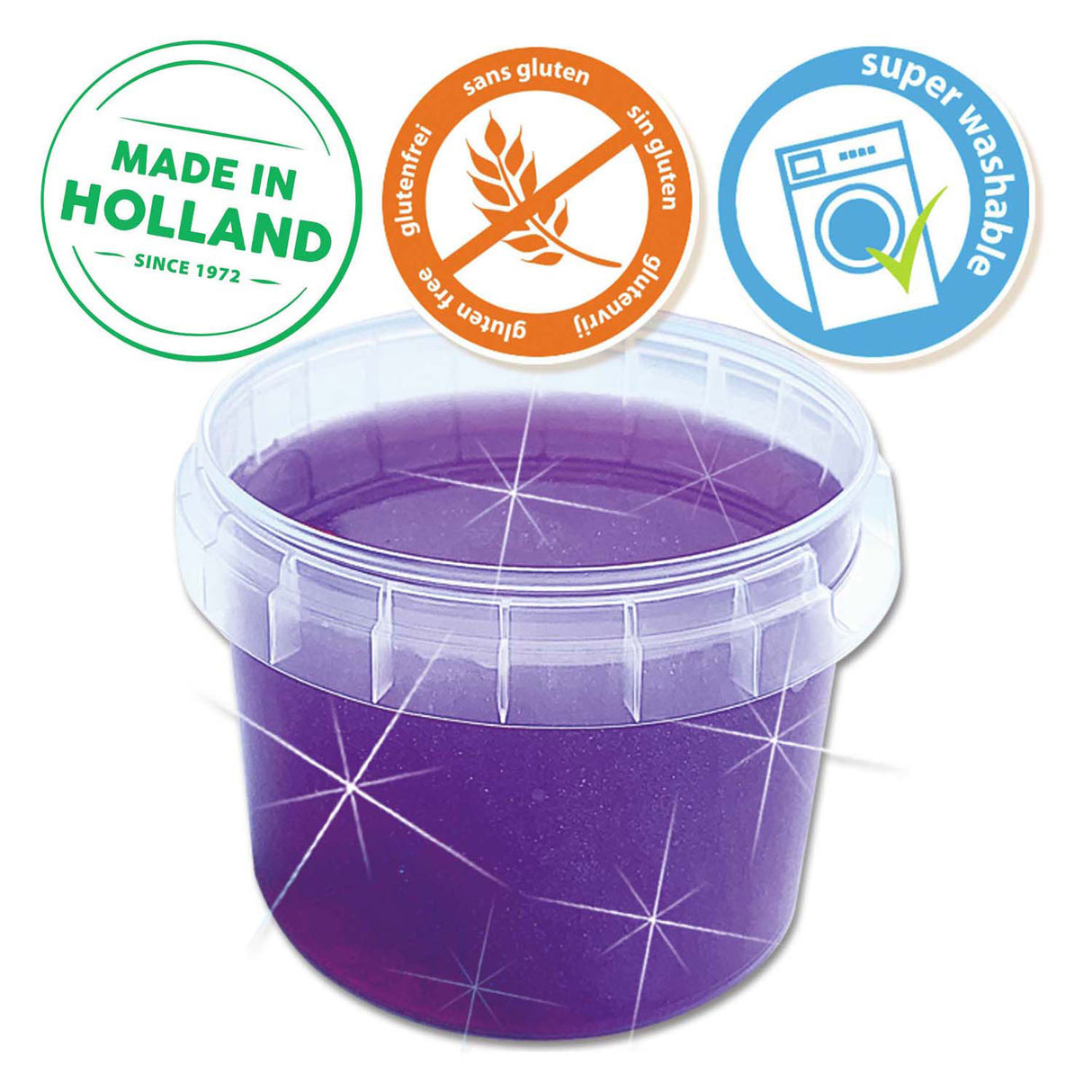 Ses slime - purple glitter 140g