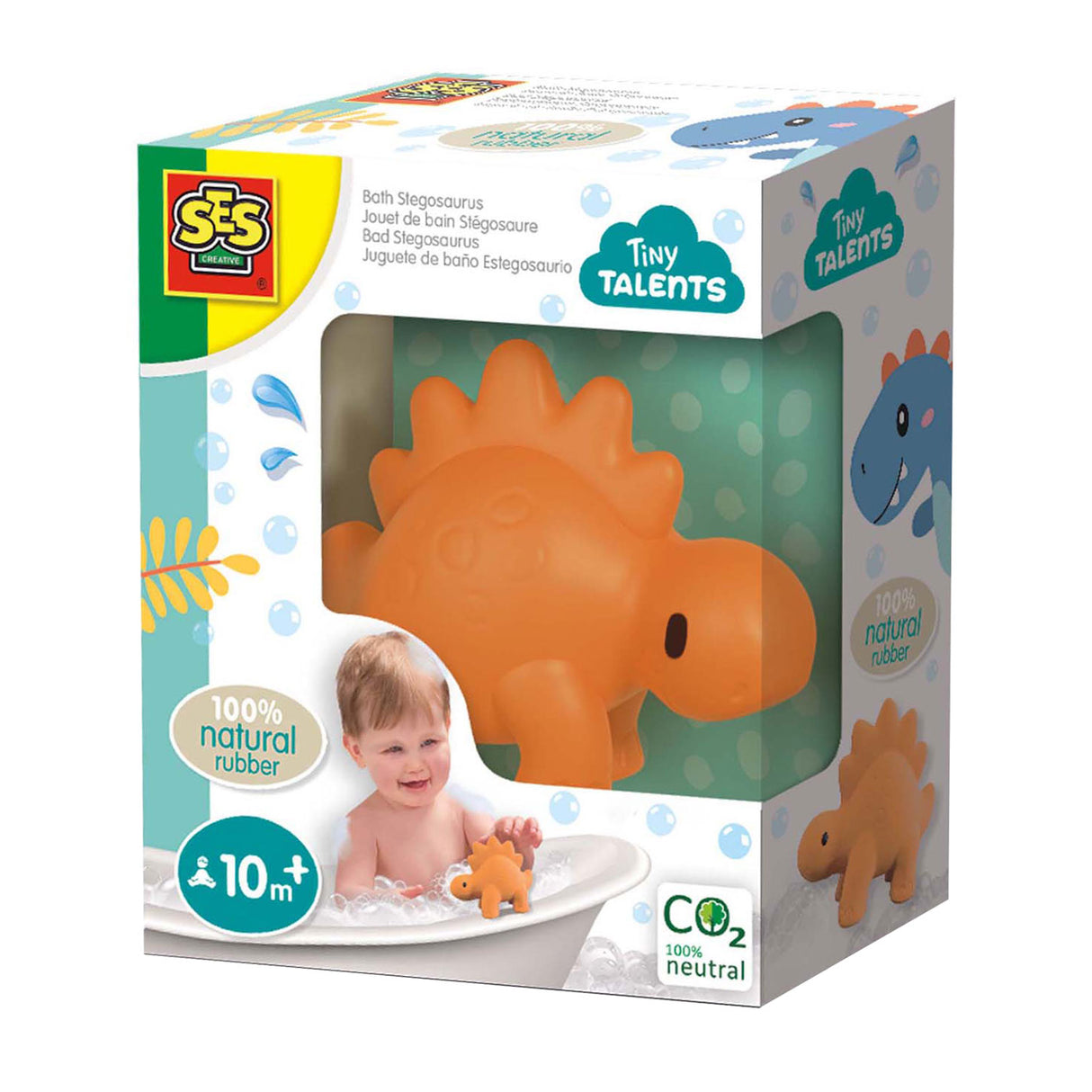 Ses bad stegosaurus - 100% natural rubber