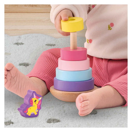 Ses creative ses wooden stacking tower unicorn