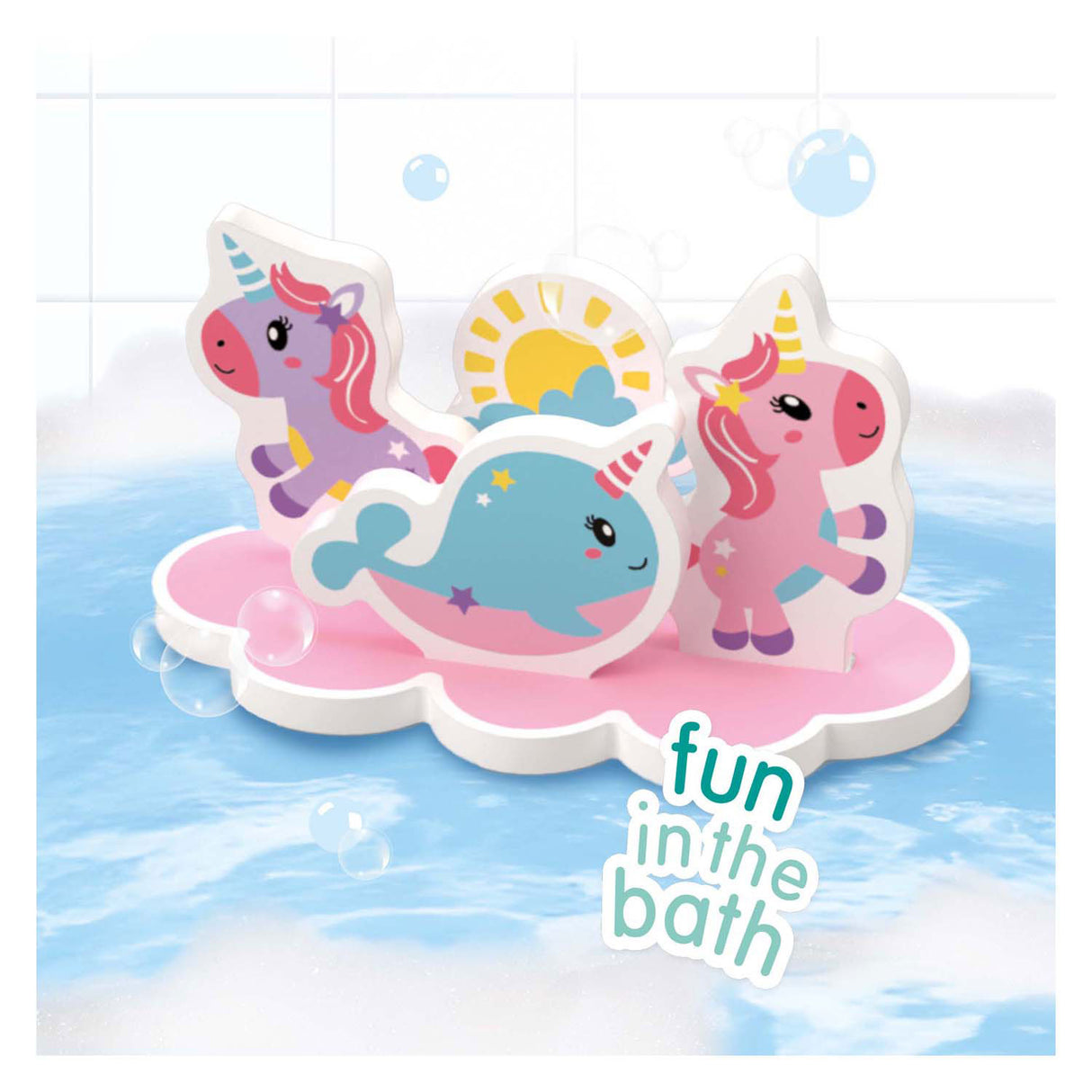 His creative his bath island unicorn