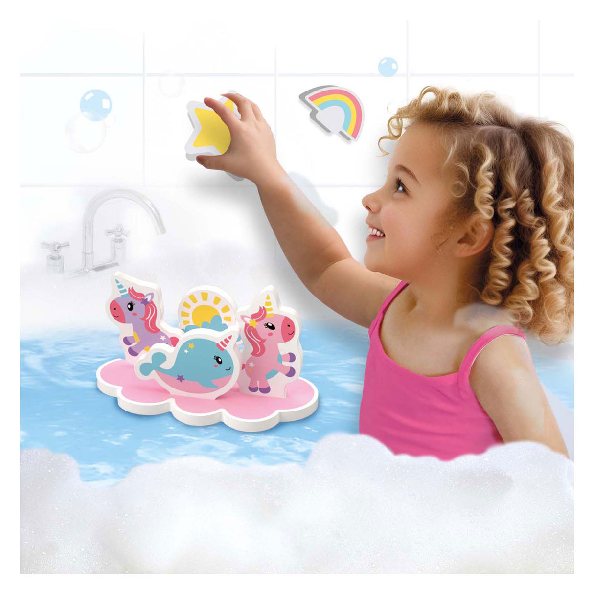 His creative his bath island unicorn