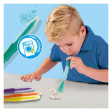 Ses creative 14295 Blow Stëfter - Dinosaurier - Kreativ Handwierksset fir Kanner ab 5 Joer - Dekoréiert Dinosaurier mat Schlagstifter - wäschbar a wiederverwendbar - perfekt fir Dino-Liebhaber