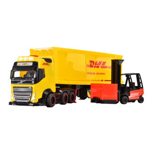Dickie toys truck dhl z viličarjem s svetlobo in zvokom | 2 kos